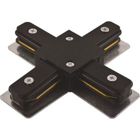 X-образный коннектор Jazzway PTR CX-BL чёрный 5010871 (артикул 17377434) – фото 1