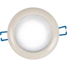 Влагозащищенный светильник MR16,12V/220V, 50W ЭРА WR1 WH Б0005214 (артикул 15536578) – фото 1