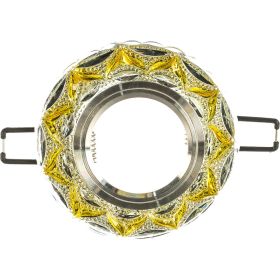 Светильник Fametto DLS-L149 GU5.3 GLASSY LIGHT GOLD, декоративный, встраиваемый, серия Luciole UL-00003903 (артикул 16071895) – фото 1