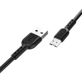 Кабель USB 2.0 Hoco X33, AM/MicroBm, черный, 1м, 4А 6931474709141 (артикул 19968682) – фото 1