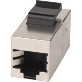 Проходной экранированный адаптер WRline WR-CA-KJ-8p8c-C5E-SH формата Keystone, RJ45-RJ45 (8p8c), категория 5е 505226 (артикул 26746820) – фото 1
