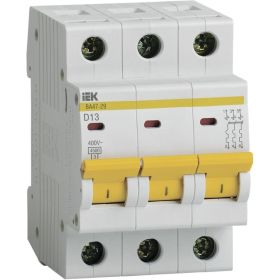 Автоматический выключатель IEK ВА47-29, 3Р, 13А, 4,5кА, х-ка D MVA20-3-013-D (артикул 16303675) – фото 1