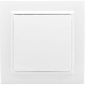 Нажимная кнопка EKF Минск СП, 10А, белый SQERV10-028-10 (артикул 16135454) – фото 1