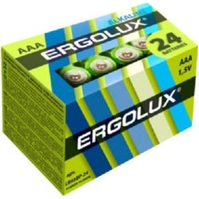 Батарейка Ergolux LR03, Alkaline, BP-24, 1.5В 14213 (артикул 16423238) – фото 1
