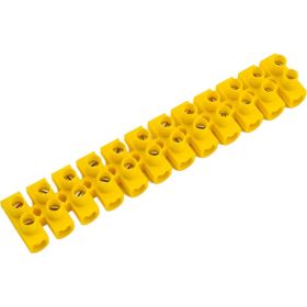 Клеммник IEK 12x4.0, ЗВИ-3, н/г. желтый UZV7-003-04 (артикул 15162688) – фото 1