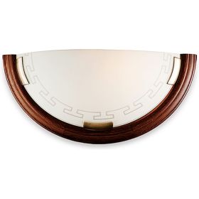 Бра SONEX стекло, E27, 100W GRECA WOOD 060 (артикул 17707975) – фото 1