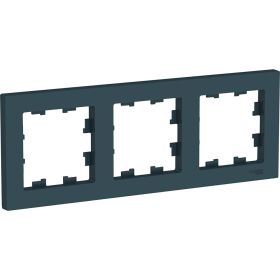 3-ая рамка Schneider Electric AtlasDesign Изумруд, универсальная SE ATN000803 (артикул 19931794) – фото 1