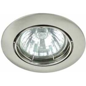 Встраиваемый спот POWERLIGHT GU5,3x50W поворотный мат.хром, алюм.литье 6028/1-4SCH (артикул 26510336) – фото 1