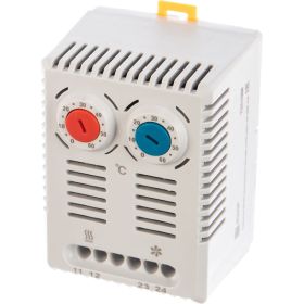 Термостат EKF NO+NC охлаждение и обогрев на DIN-рейку 10A 230В IP20 PROxima SQT2C10M (артикул 16135865) – фото 1