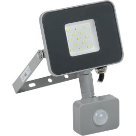Светодиодный прожектор IEK СДО 07-10Д, серый, с датчиком движения, IP54 LPDO702-10-K03 (артикул 16459761) – фото 1