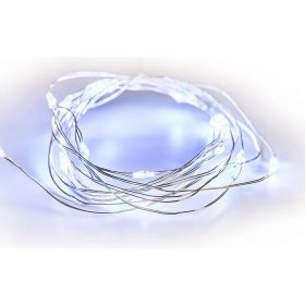Гирлянда NEON-NIGHT Роса 5м, 50LED, USB, белое свечение 315-965 (артикул 16376366) – фото 1