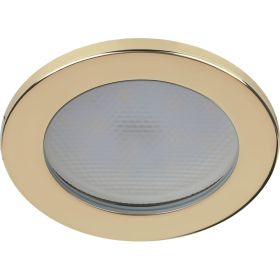Влагозащищенный встраиваемый светильник ЭРА KL95 GD GX53, IP44, золото Б0055810 (артикул 26677322) – фото 1
