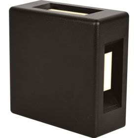 Светодиодный архитектурный светильник duwi, Nuovo LED 7W, 3000K, IP54, черный, пластик 24268 0 (артикул 16653161) – фото 1