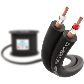 Стерео сигнальный кабель PROCAST cable USC 2*6/60/0,12.15, D 2x6mm, черный, 15 м НФ-00001839 (артикул 22556433) – фото 1