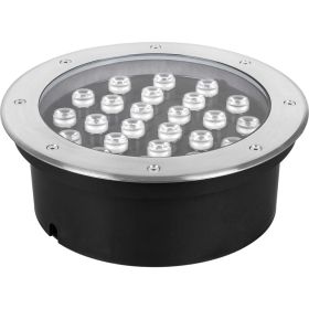 Тротуарный светильник FERON SP2708, 24LED теплый белый, 24W, 250хH90mm, IP67 32136 (артикул 15740654) – фото 1
