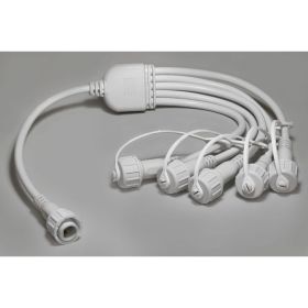 Разветвитель TEAMPROF 2 pin, 1-5, белый TPF-SC2/1-5-W (артикул 28790780) – фото 1