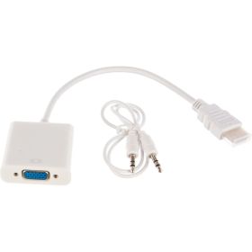 Переходник REXANT шт.HDMI - гн.VGA провод 3.5 mm Аудио 17-6936 (артикул 15906810) – фото 1