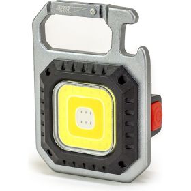 Фонарь-мультитул ЯРКИЙ ЛУЧ KM-130 Муравей COB-брелок max670лм +red, акк.400mAh 4606400106685 (артикул 29296700) – фото 1