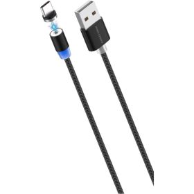 Дата-кабель More Choice Smart USB 3.0A для Type-C Magnetic нейлон 1м K61Sag (артикул 25943651) – фото 1