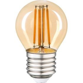 Лампа General Lighting Systems GLDEN-G45S-10-230-E27-4500 Золотая 661435 (артикул 28855388) – фото 1