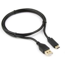 Кабель usb Cablexpert usb2.0 am/type-c, qc 3.0, 36w, 3a, 1м, черный, без инд. упак., CCP-USB2-AMCM-1M-0 (артикул 30676454) – фото 1