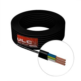 Кабель ВВГ-ПнгA-LS ULC 3х1.5 черный 100м ULС0026 (артикул 19814518) – фото 1