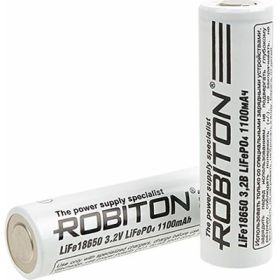 Аккумулятор ROBITON LiFe18650 1100мАч без защиты 13119 (артикул 22996191) – фото 1