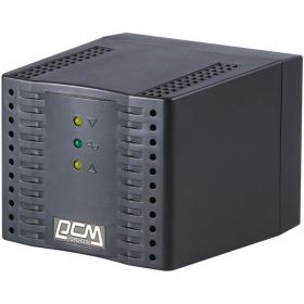 Стабилизатор напряжения Powercom черный TCA-1200 BL (артикул 15951045) – фото 1