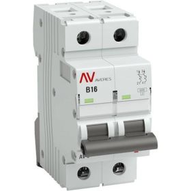 Автоматический выключатель EKF AV-6 2P 16A B 6kA AVERES SQmcb6-2-16B-av (артикул 16040545) – фото 1