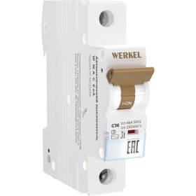 Автоматический выключатель WERKEL 1p 16a c 6 ка a062457 (артикул 26799026) – фото 1