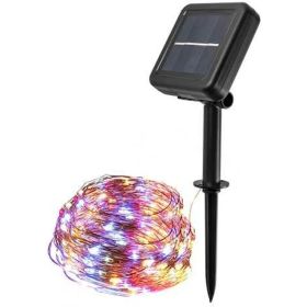 Солнечный светильник ФАZА SLR-G03-200M нить, мультицвет, 200 LED 5036406 (артикул 22338339) – фото 1