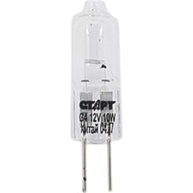 Галогенная лампа СТАРТ капсульного типа цоколь g4 12v 10w 11553 (артикул 27892586) – фото 1