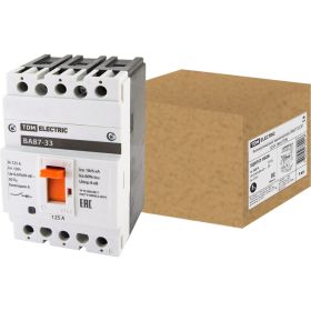 Автоматический выключатель TDM ВА87-33 3Р 125А 18кА SQ0751-0028 (артикул 20019166) – фото 1