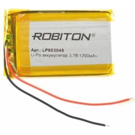 Аккумулятор ROBITON LP803048 3.7В 1200мАч 15750 (артикул 23032131) – фото 1