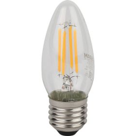 Филаментная светодиодная лампа Osram LS CLB40 4W/827 230V FIL CL E27 10x1 4058075687813 (артикул 22521645) – фото 1