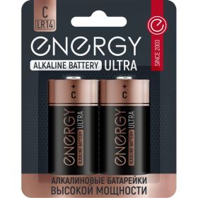 Алкалиновая батарейка ENERGY Ultra LR14/2B (С) 104982 (артикул 23129595) – фото 1