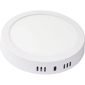 Накладной круглый даунлайт с драйвером Ecola LED downlight 12W 220V 4200K 160x32 DRSV12ELC (артикул 16949149) – фото 1