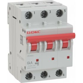 Автоматический модульный выключатель DKC YON MD63 3P 32А C 6kA MD63-3C32-6 (артикул 20702985) – фото 1