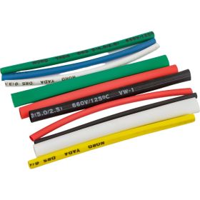 Термоусадочная трубка Nord-Yada набор №1 L=10см (10шт 3-6мм) цветные TM 908023 (артикул 22737375) – фото 1