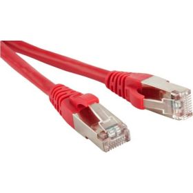 Патч-корд Hyperline PC-LPM-STP-RJ45-RJ45-C5e-10M-LSZH-RD F/UTP, экранированный, Cat.5е (100% Fluke Component Tested), LSZH, 10 м, красный 230128 (артикул 19590618) – фото 1