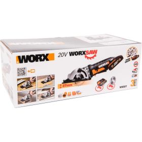Дисковая аккумуляторная пила WORX SAW WX527 (артикул 16045422) – фото 11