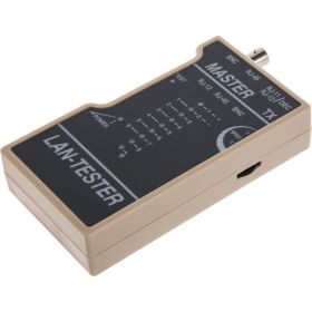 Тестер для витой пары TWT RJ-45 телефонного RJ-12 RJ-11 коаксиального кабеля BNC TST-200 (артикул 16102112) – фото 5