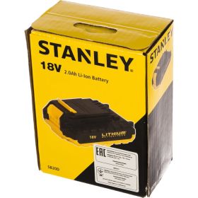 Аккумулятор Li-Ion, 18 В, 2.0 Ач Stanley SB20D (артикул 15852988) – фото 2