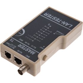 Тестер для витой пары TWT RJ-45 телефонного RJ-12 RJ-11 коаксиального кабеля BNC TST-200 (артикул 16102112) – фото 4