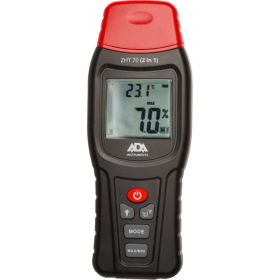Контактный измеритель влажности и температуры ADA ZHT 70 (2 in 1) А00518 (артикул 15740176) – фото 1
