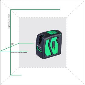 Лазерный уровень Instrumax ELEMENT 2D GREEN IM0119 (артикул 15620613) – фото 3