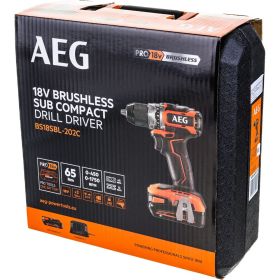 Бесщеточная аккумуляторная дрель-шуруповерт BS18SBL-202C AEG 4935472277 (артикул 16313057) – фото 11