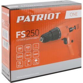 Сетевая дрель-шуруповерт PATRIOT FS 250 120301465 (артикул 15564639) – фото 6