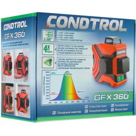 Лазерный нивелир Condtrol GFX360-3 1-2-222 (артикул 16022256) – фото 4