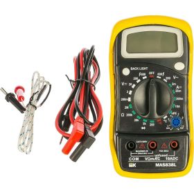 Цифровой мультиметр IEK Master MAS838L 139330 (артикул 15960026) – фото 3